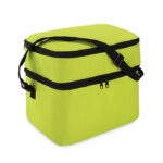 Sac isotherme vert avec sangle noire