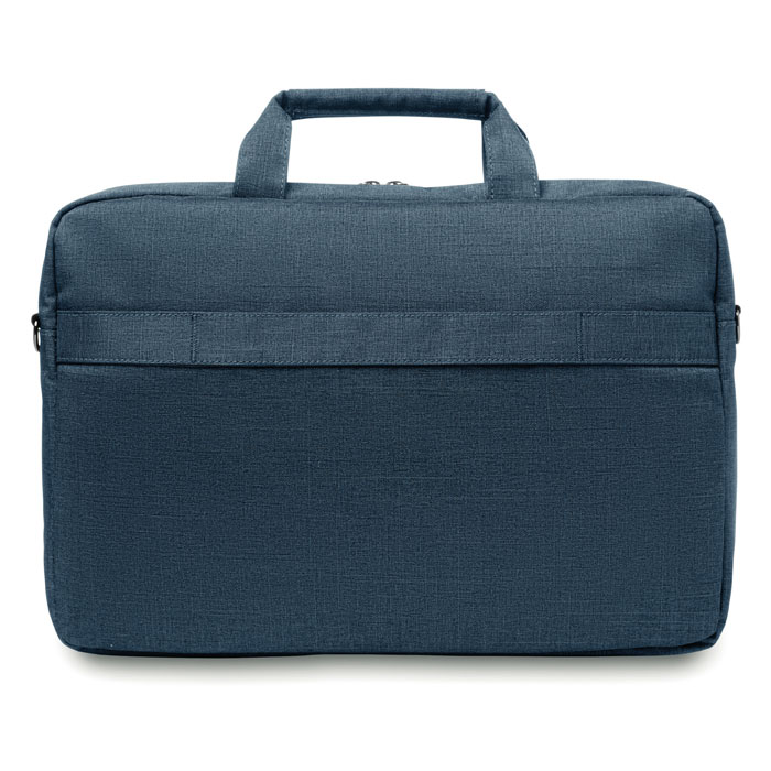 Sacoche ordinateur portable bleu foncé simple et élégante