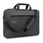 Sacoche d’ordinateur portable noire avec bandoulière réglable