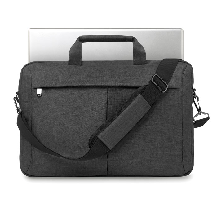 Sacoche d’ordinateur portable noire moderne