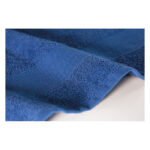 Serviette de bain bleue en coton doux