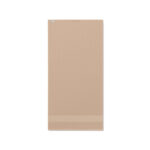 Serviette de bain beige pliée soigneusement
