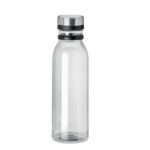 Bouteille d’eau transparente avec bouchon métallique