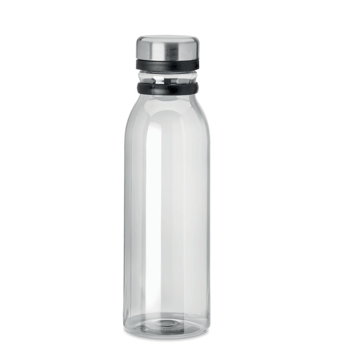 Bouteille d’eau transparente avec bouchon métallique