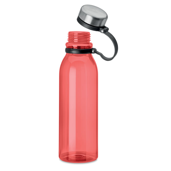 Gourde rouge avec bouchon ouvert