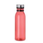 Bouteille réutilisable rouge avec bouchon en métal