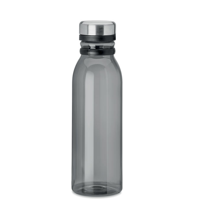 Bouteille réutilisable grise avec bouchon en métal