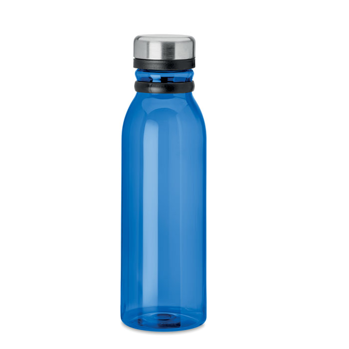 Bouteille réutilisable bleue avec bouchon métallique