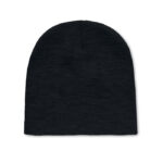 Bonnet noir simple en tricot