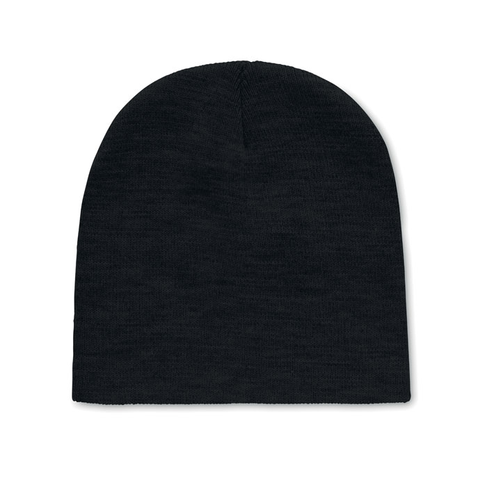 Bonnet noir simple en tricot