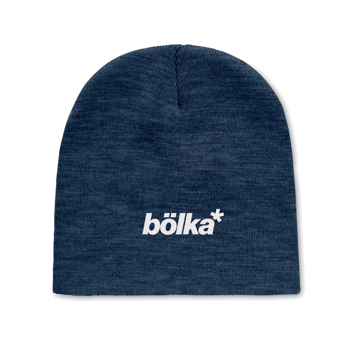 Bonnet bleu foncé avec logo blanc Bölka