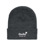 Bonnet gris foncé de ski Geilo