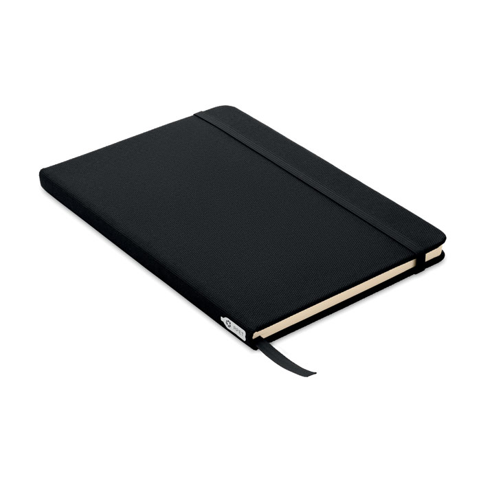 Carnet noir fermé avec élastique de maintien