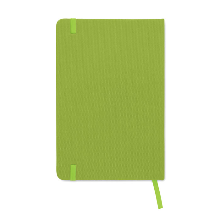 Carnet vert à couverture rigide