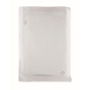Pochette plastique transparente perforée pour documents