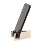 Support de smartphone en bois beige