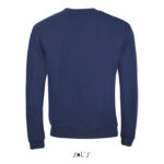 Sweat-shirt bleu marine à manches longues
