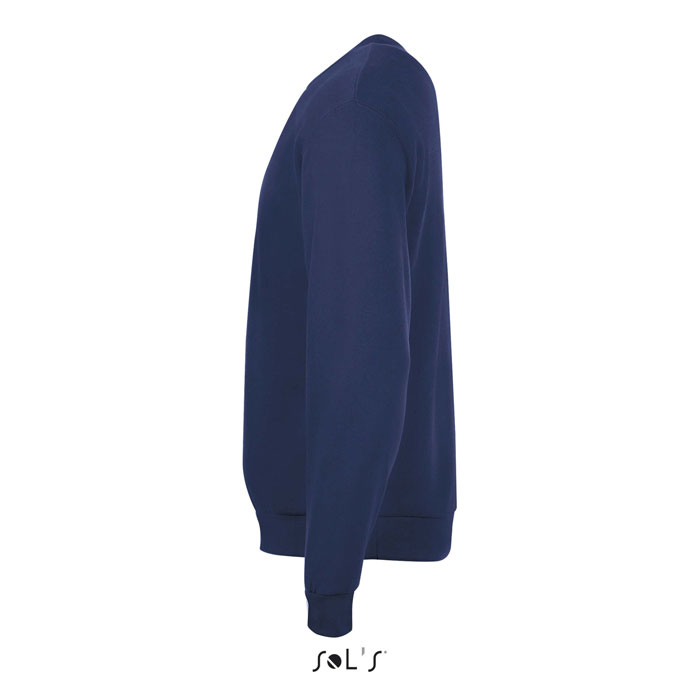 Sweat-shirt bleu marine à manches longues