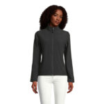 Veste noire zippée femme élégante