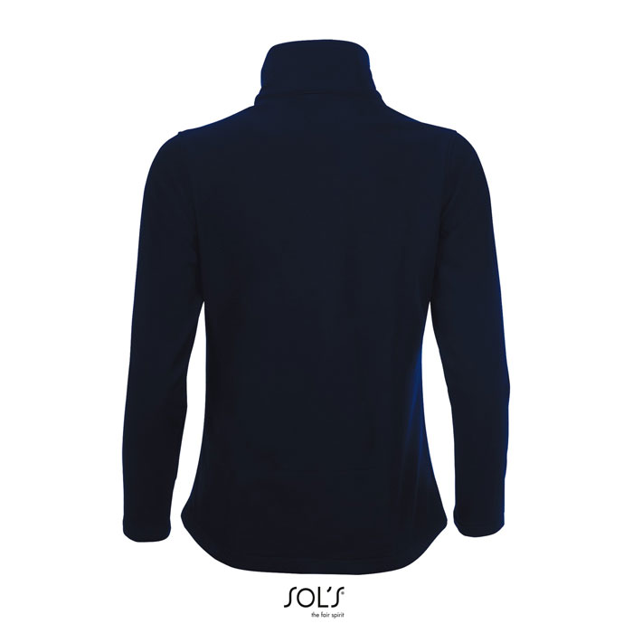 Veste polaire noire à manches longues vue de dos