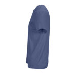 T-shirt bleu vu de côté