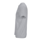 T-shirt gris clair vu de côté.