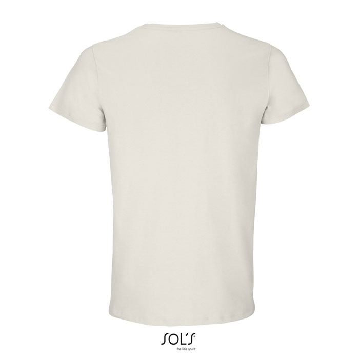 T-shirt beige uni vu de dos