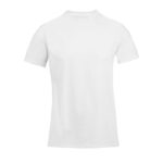T-shirt blanc basique à manches courtes