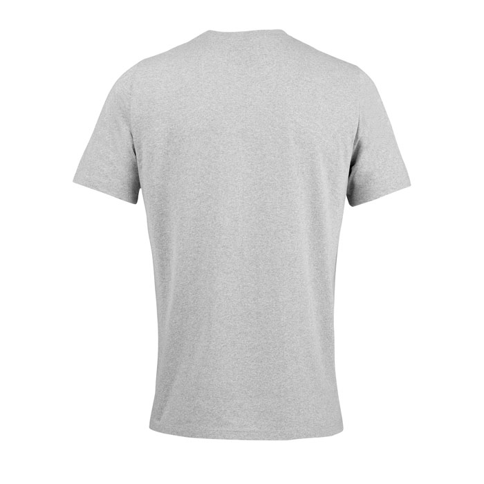 Dos d’un t-shirt gris uni