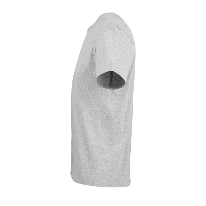 T-shirt gris clair vu de côté