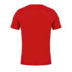 T-shirt rouge simple vu de dos