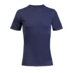 T-shirt bleu marine à manches courtes