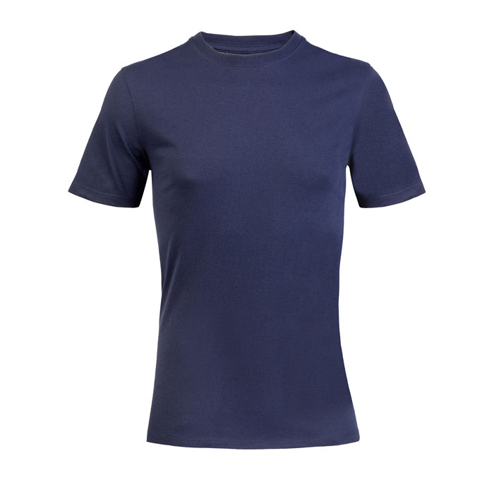 T-shirt bleu marine à manches courtes