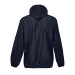 Veste à capuche noire vue de dos
