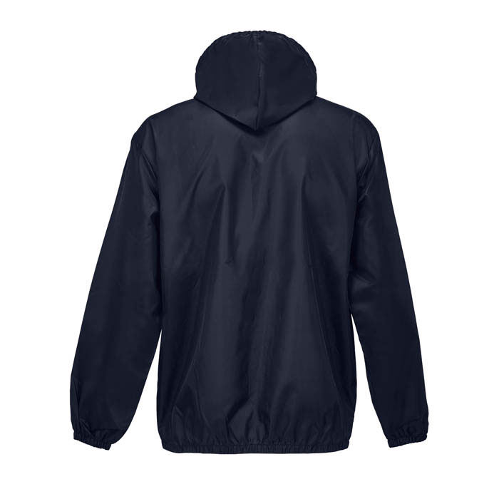 Veste à capuche noire vue de dos