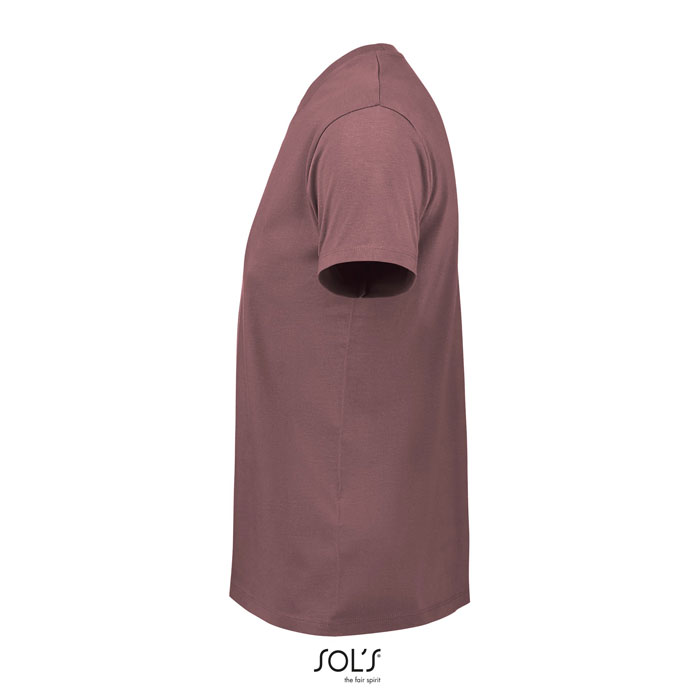 T-shirt marron vu de profil