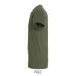 T-shirt vert kaki vu de côté