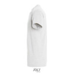 T-shirt gris clair vu de côté