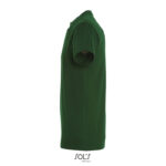 T-shirt vert uni vu de côté