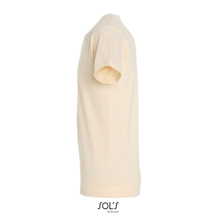 T-shirt beige vu de côté