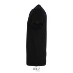 T-shirt noir basique vu de côté