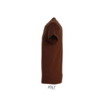 T-shirt marron vu de côté
