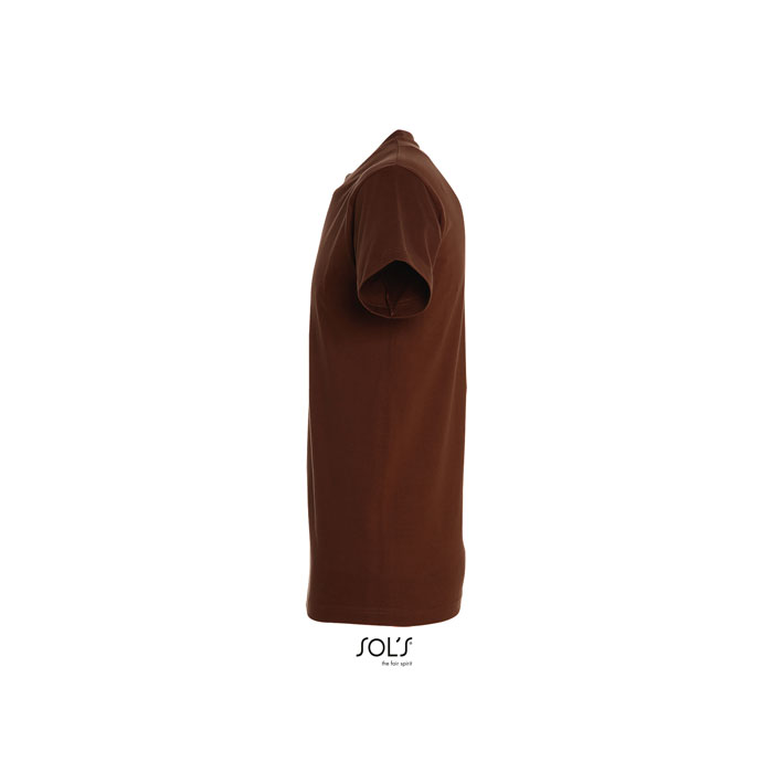 T-shirt marron vu de côté