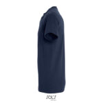 T-shirt bleu marine vu de profil