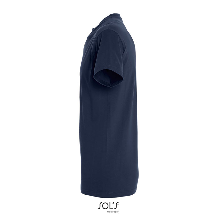 T-shirt bleu marine vu de profil