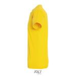 T-shirt jaune à manches courtes de profil