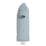 T-shirt gris clair vu de côté
