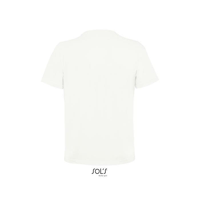 T-shirt blanc uni vu de dos
