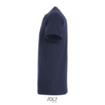 T-shirt bleu marine vu de côté