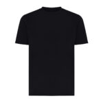 T-shirt uni noir à manches courtes